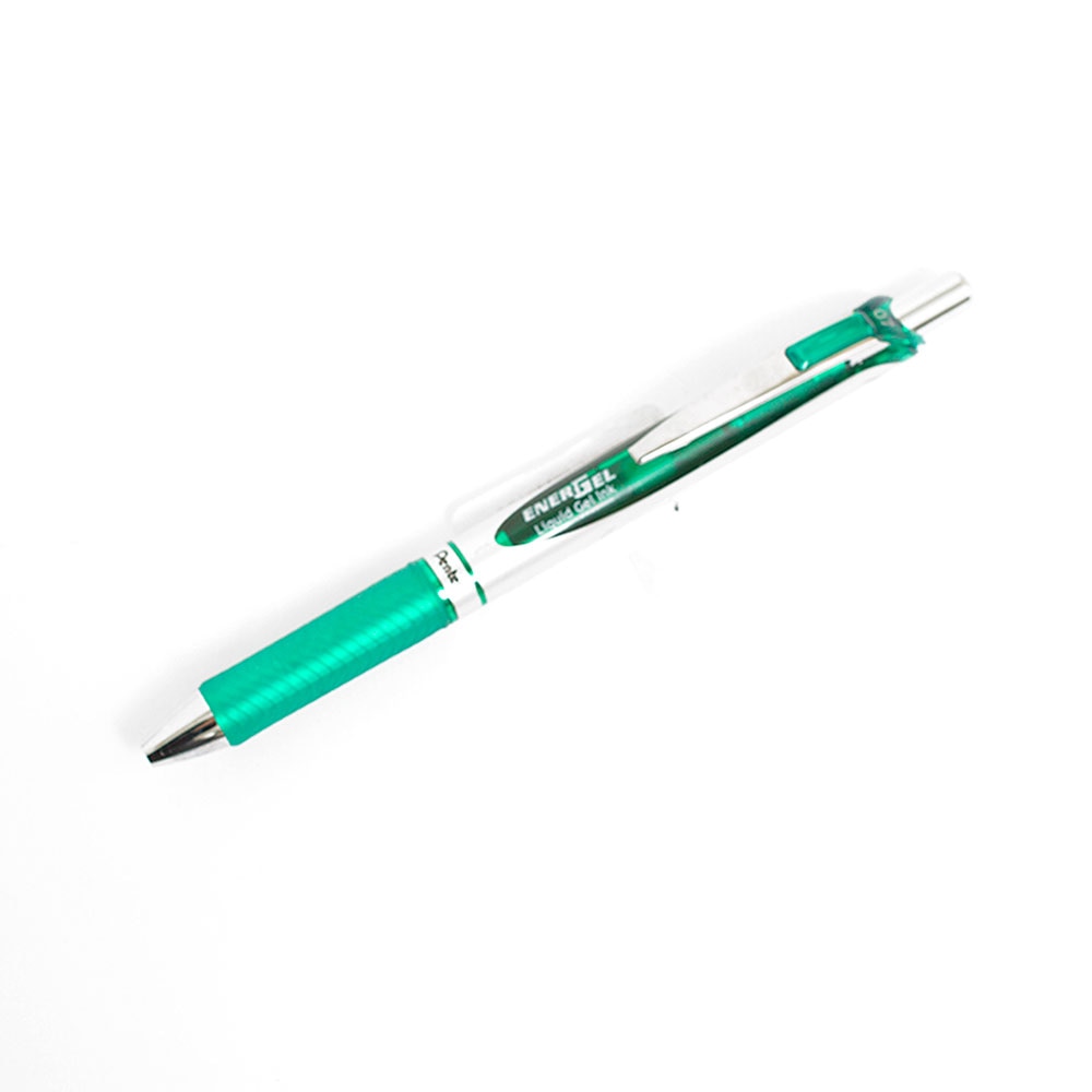 Pentel, Gel, Art & School, EnerGel, RTX, Liquid, Medium, 0.7mm, Pen, 83049, Green